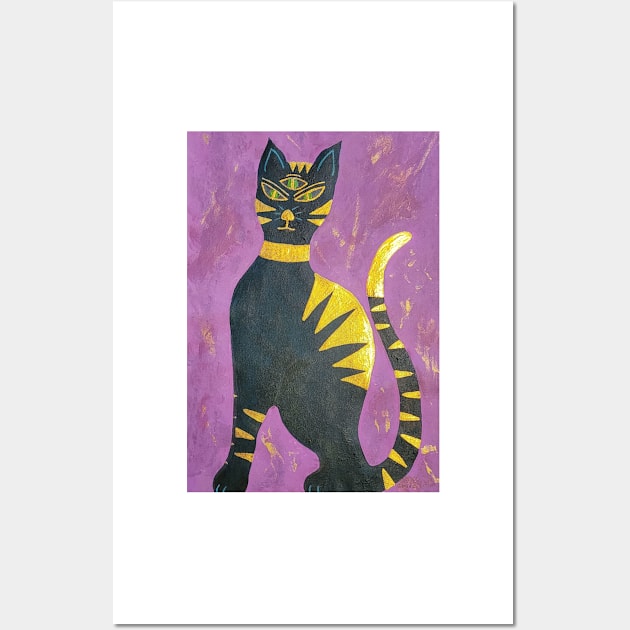 divine cat Wall Art by Kunst und Kreatives